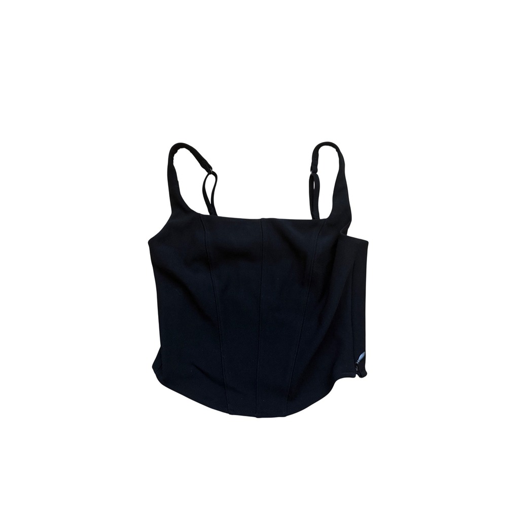 ABERCROMBIE & FITCH Women Corset Top Goth‎ Minimalist Regencycore Small - Picture 2 of 9